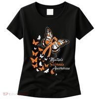 Multiple Sclerosis Awareness Butterflies Gift Women's T-Shirt thumb 0