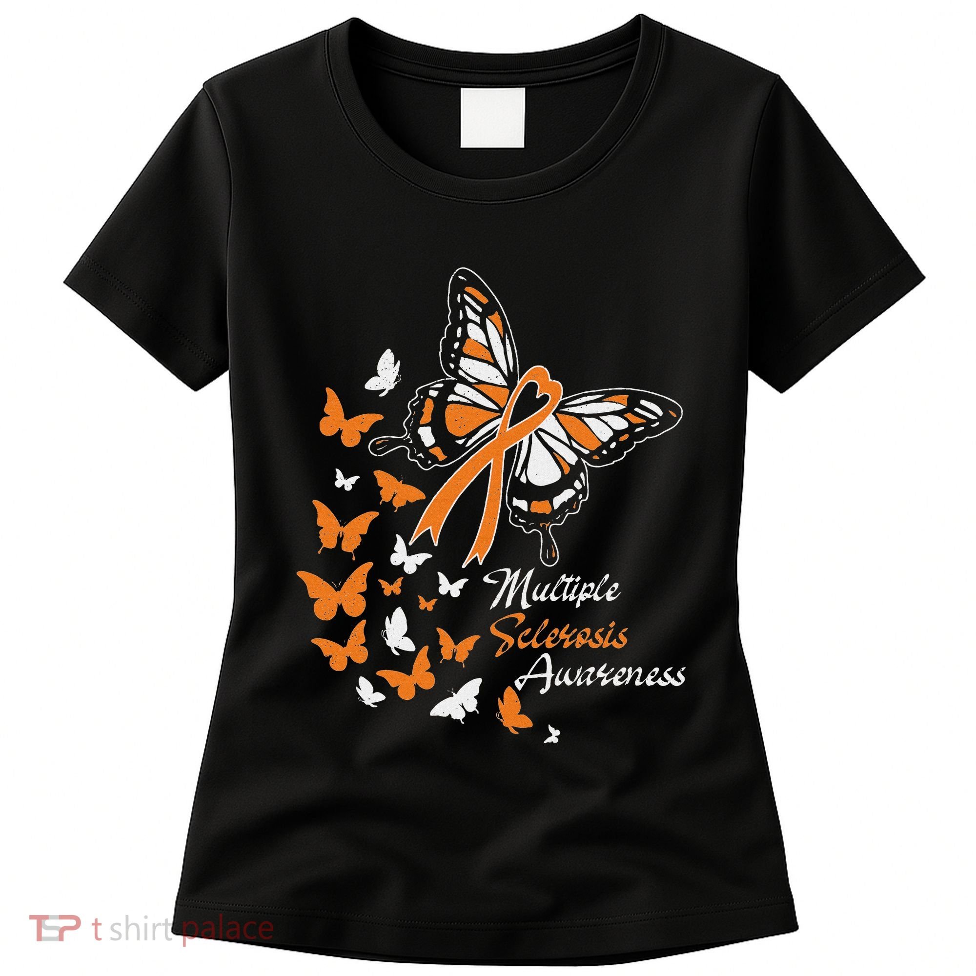 Multiple Sclerosis Awareness Butterflies Gift Women's T-Shirt