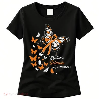 Multiple Sclerosis Awareness Butterflies Gift Women's T-Shirt