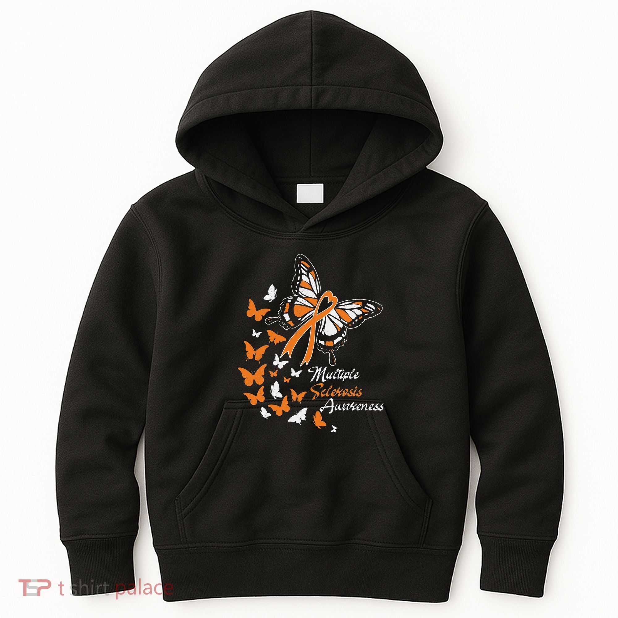 Multiple Sclerosis Awareness Butterflies Gift Kids Hoodie