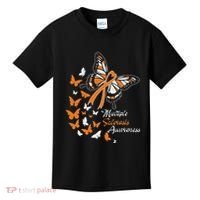 Multiple Sclerosis Awareness Butterflies Gift Kids T-Shirt thumb 0