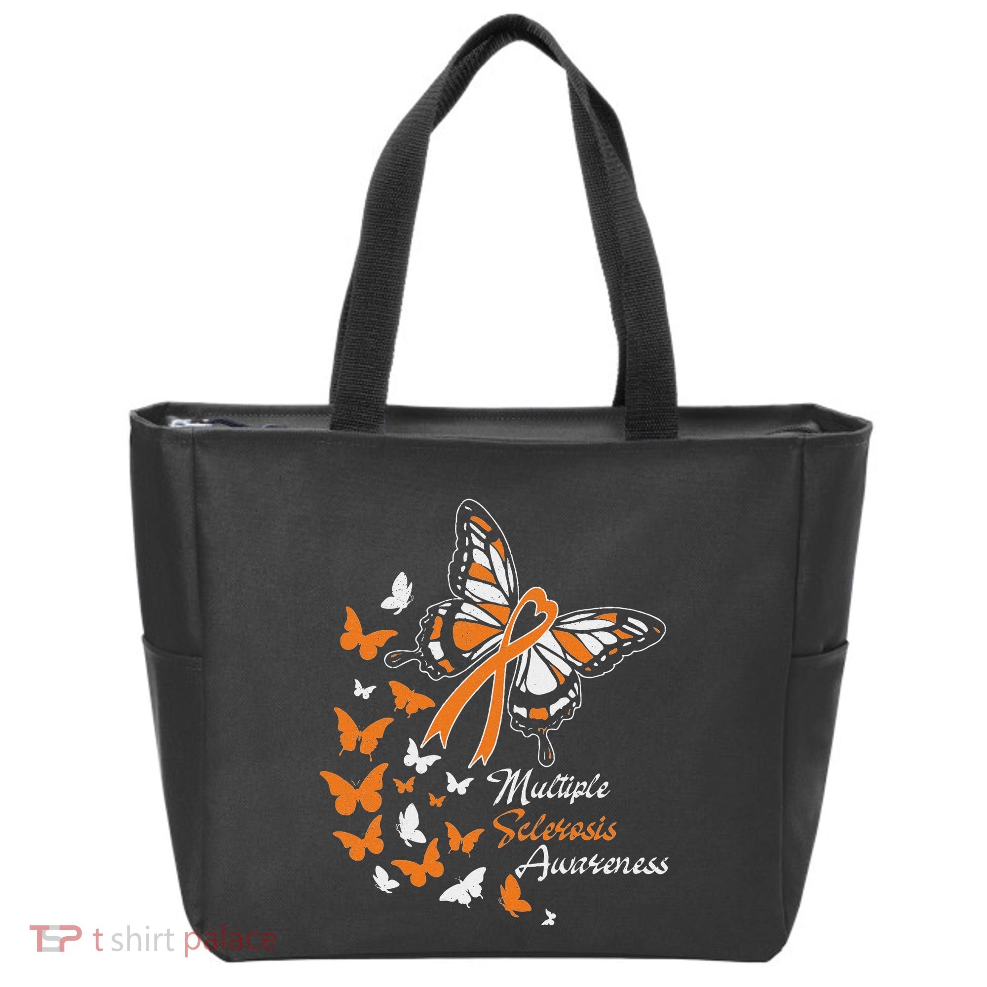 Multiple Sclerosis Awareness Butterflies Gift Tote Bag