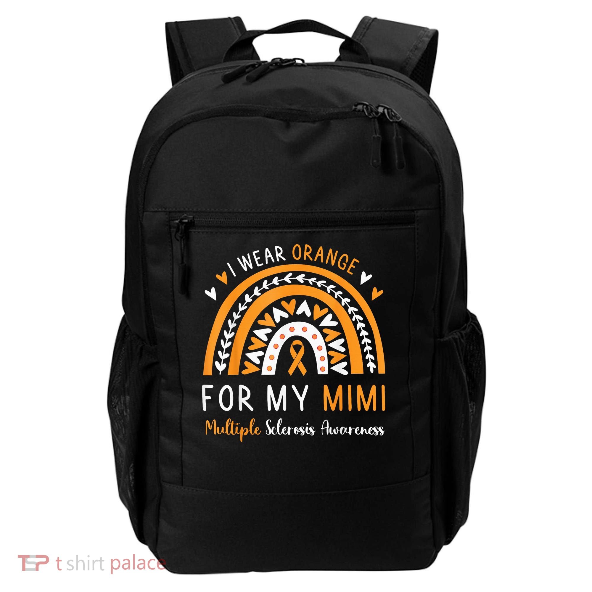 Multiple Sclerosis Awareness I Wear Orange For My Mimi Backpack