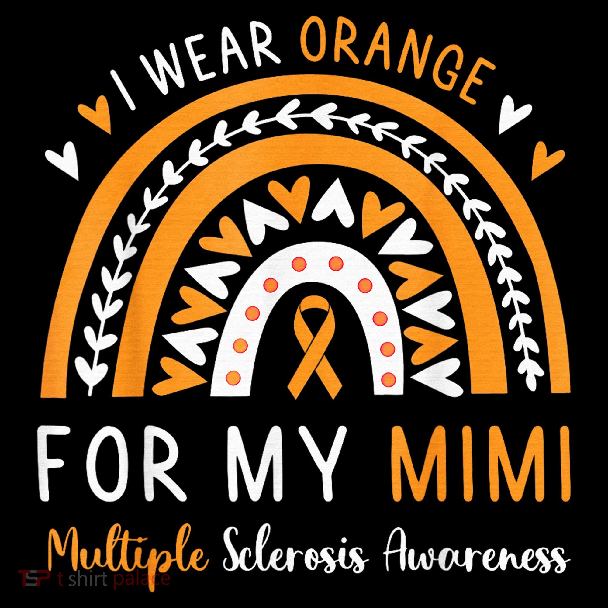 Multiple Sclerosis Awareness I Wear Orange For My Mimi Women's Hoodie