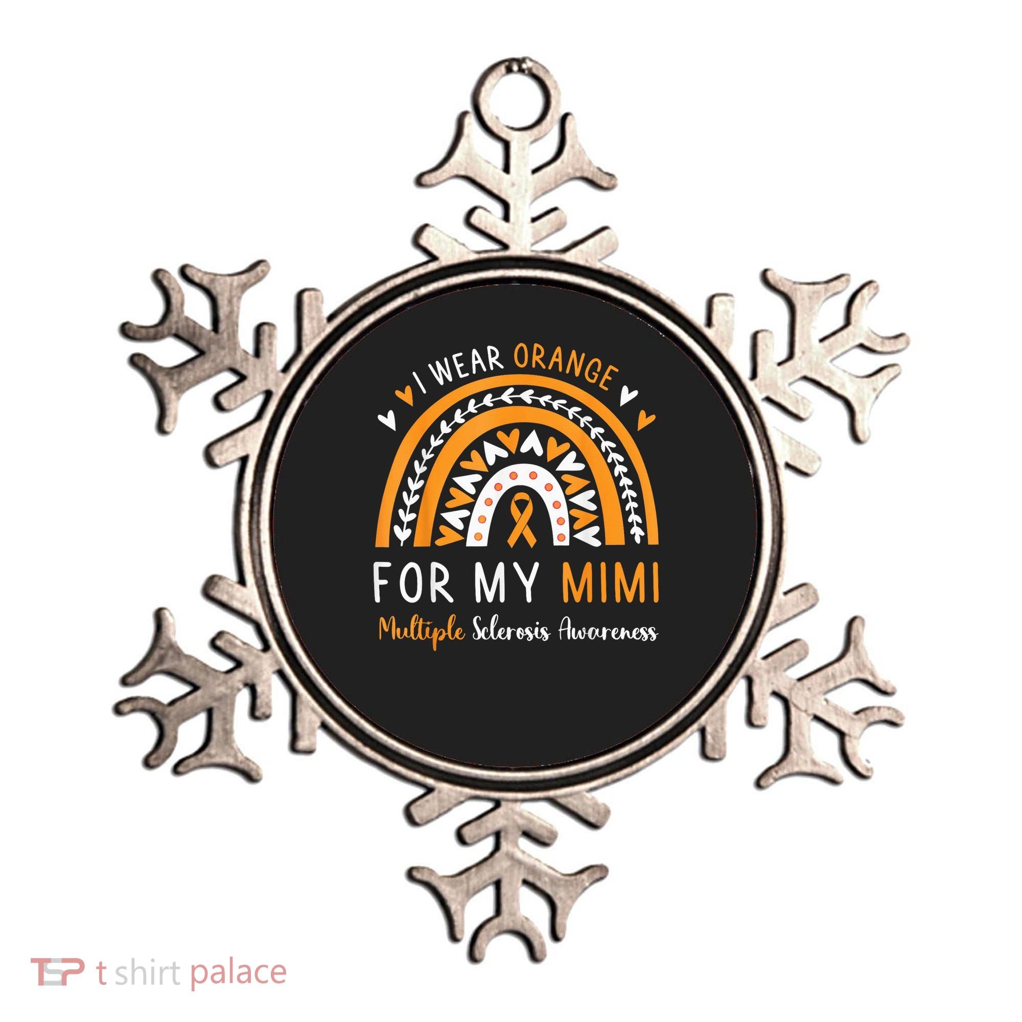 Multiple Sclerosis Awareness I Wear Orange For My Mimi Ornament