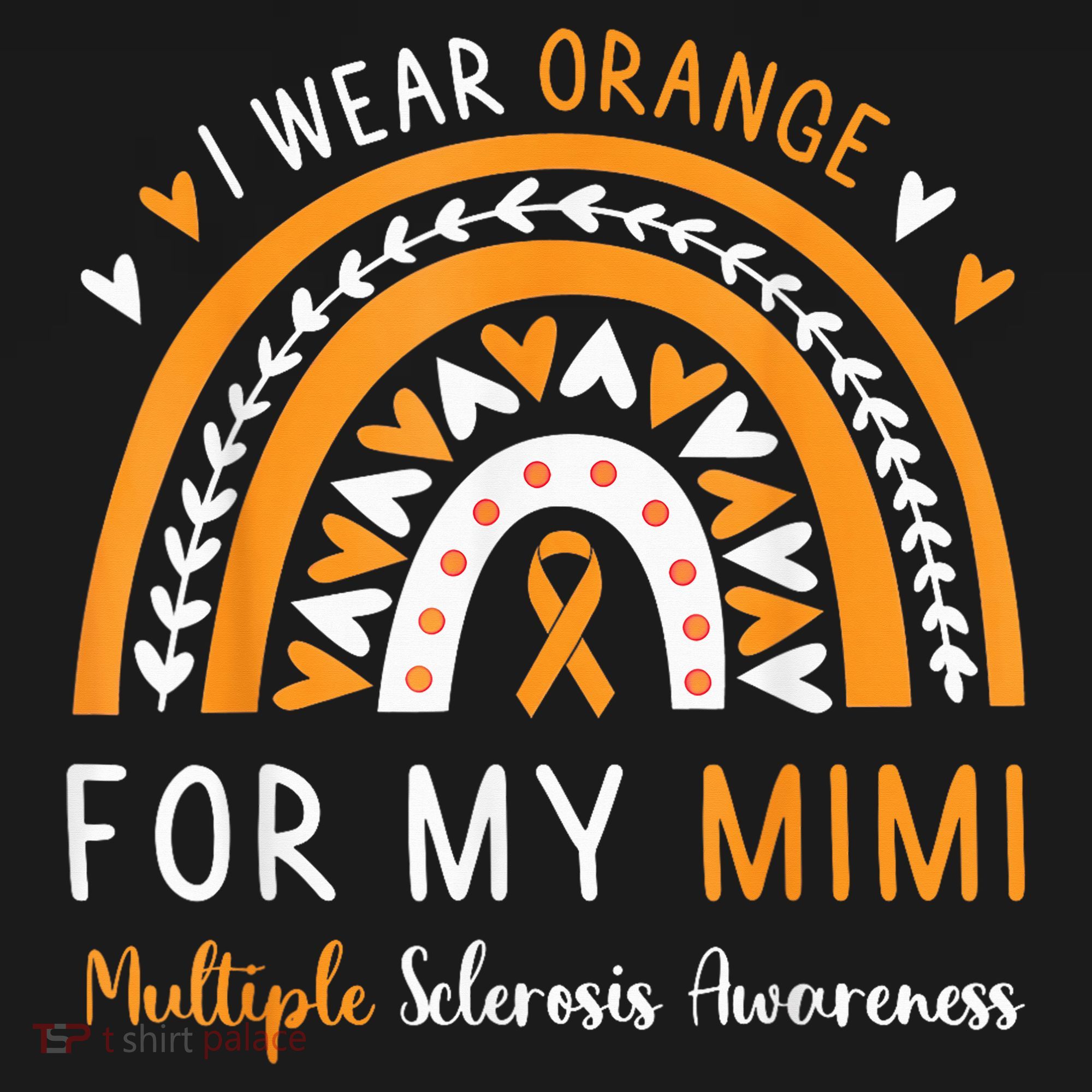 Multiple Sclerosis Awareness I Wear Orange For My Mimi Ornament