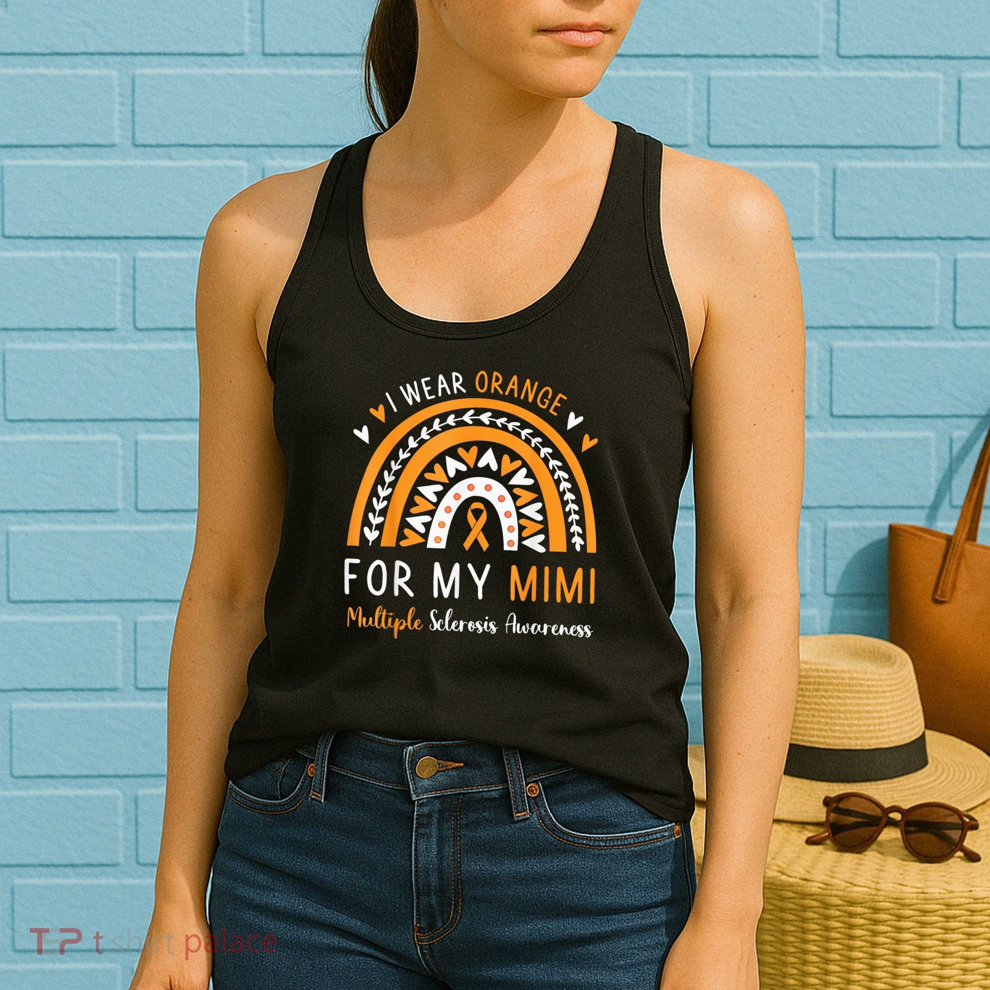 Multiple Sclerosis Awareness I Wear Orange For My Mimi Women's Tank Top