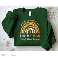 Multiple Sclerosis Awareness I Wear Orange For My Mimi Sweatshirt thumb 2