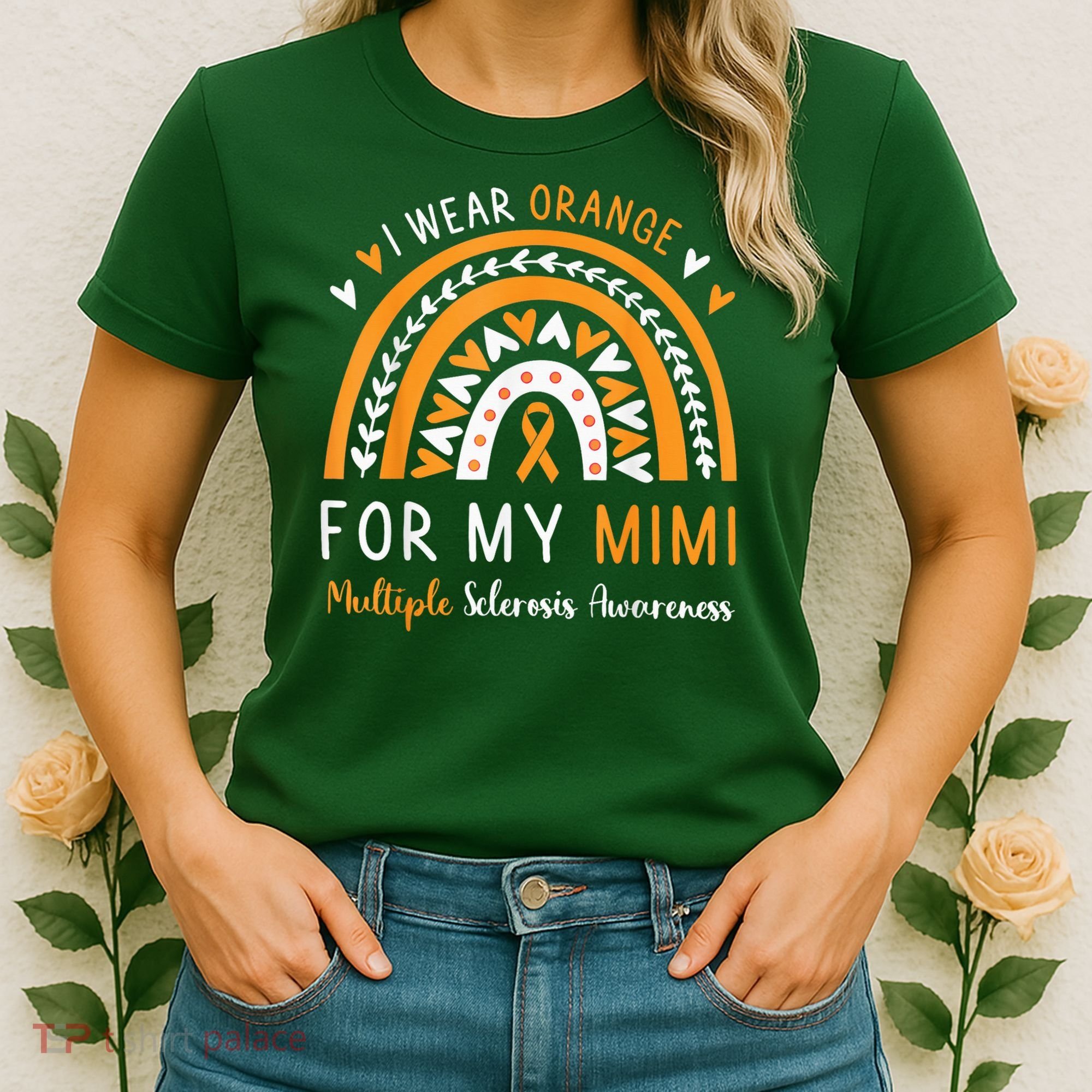 Multiple Sclerosis Awareness I Wear Orange For My Mimi Women's T-Shirt