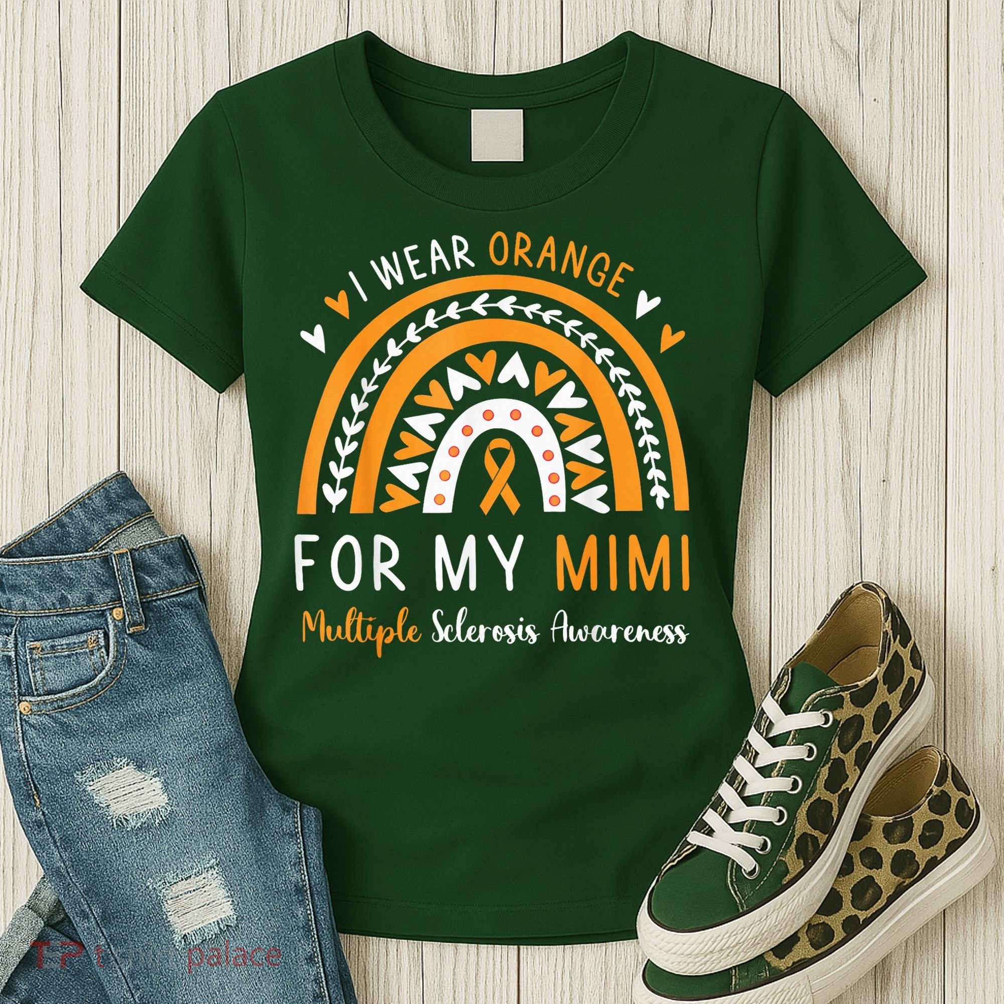 Multiple Sclerosis Awareness I Wear Orange For My Mimi Women's T-Shirt