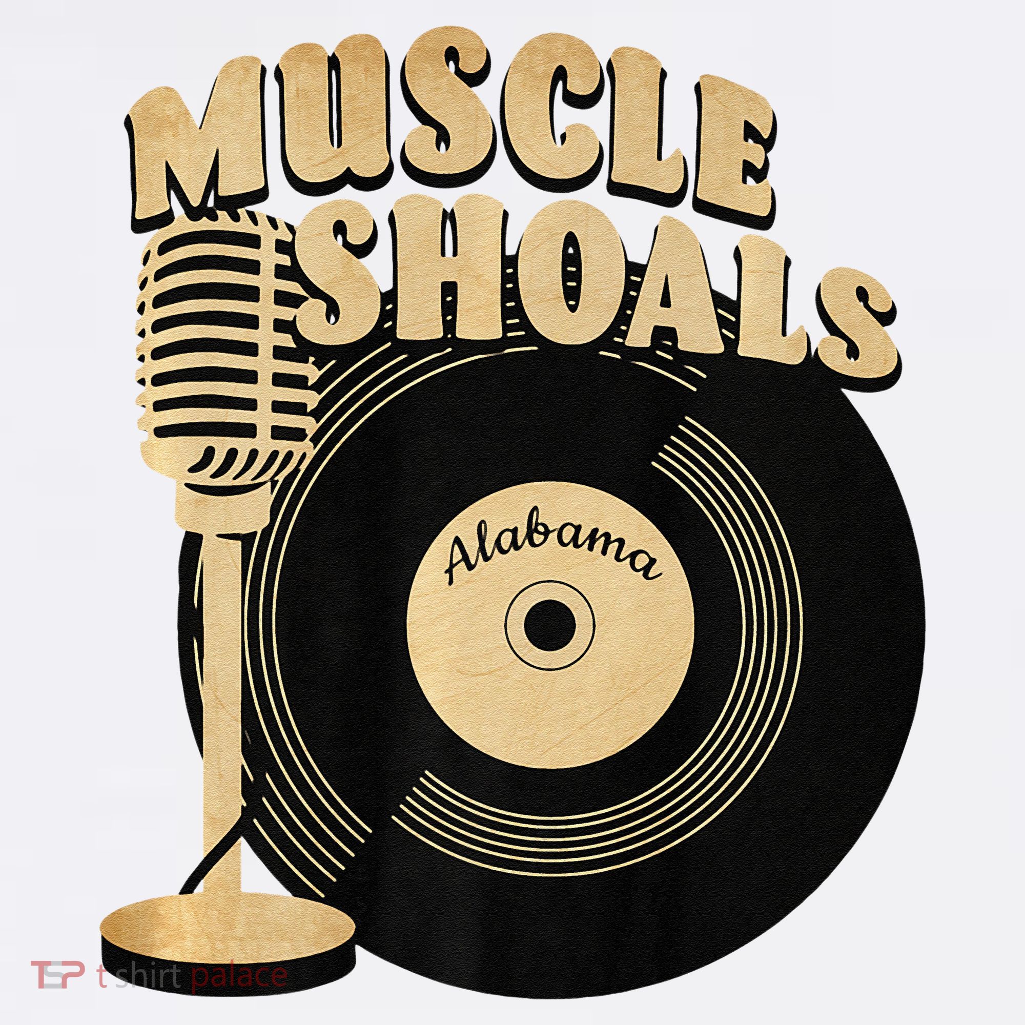 Muscle Shoals Alabama Vintage Style T-Shirt