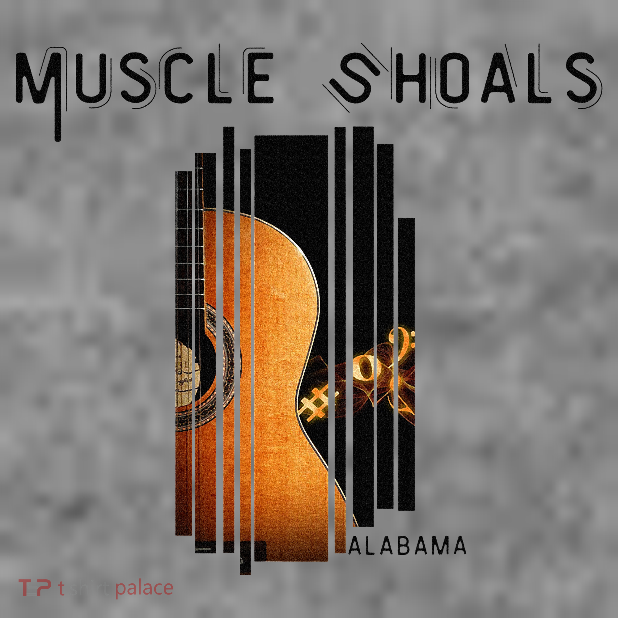 Muscle Shoals Alabama AL Distressed Grunge Text Music City Toddler Hoodie