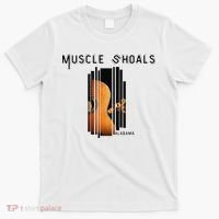 Muscle Shoals Alabama AL Distressed Grunge Text Music City T-Shirt thumb 0
