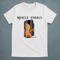 Muscle Shoals Alabama AL Distressed Grunge Text Music City T-Shirt thumb 5