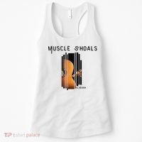 Muscle Shoals Alabama AL Distressed Grunge Text Music City Women's Tank Top thumb 0