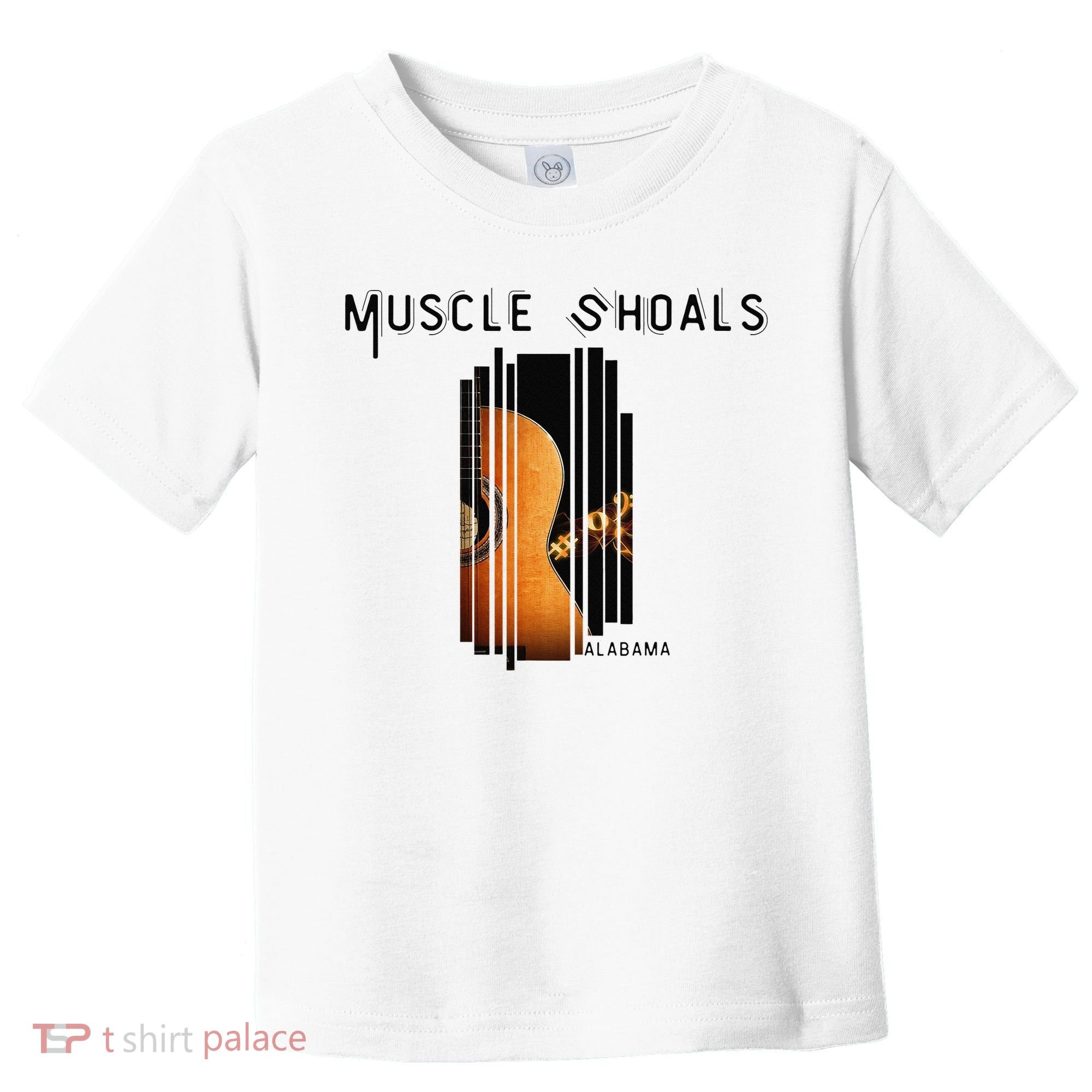 Muscle Shoals Alabama AL Distressed Grunge Text Music City Toddler T-Shirt