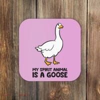 My Spirit Animal Is A Goose Coaster thumb 0