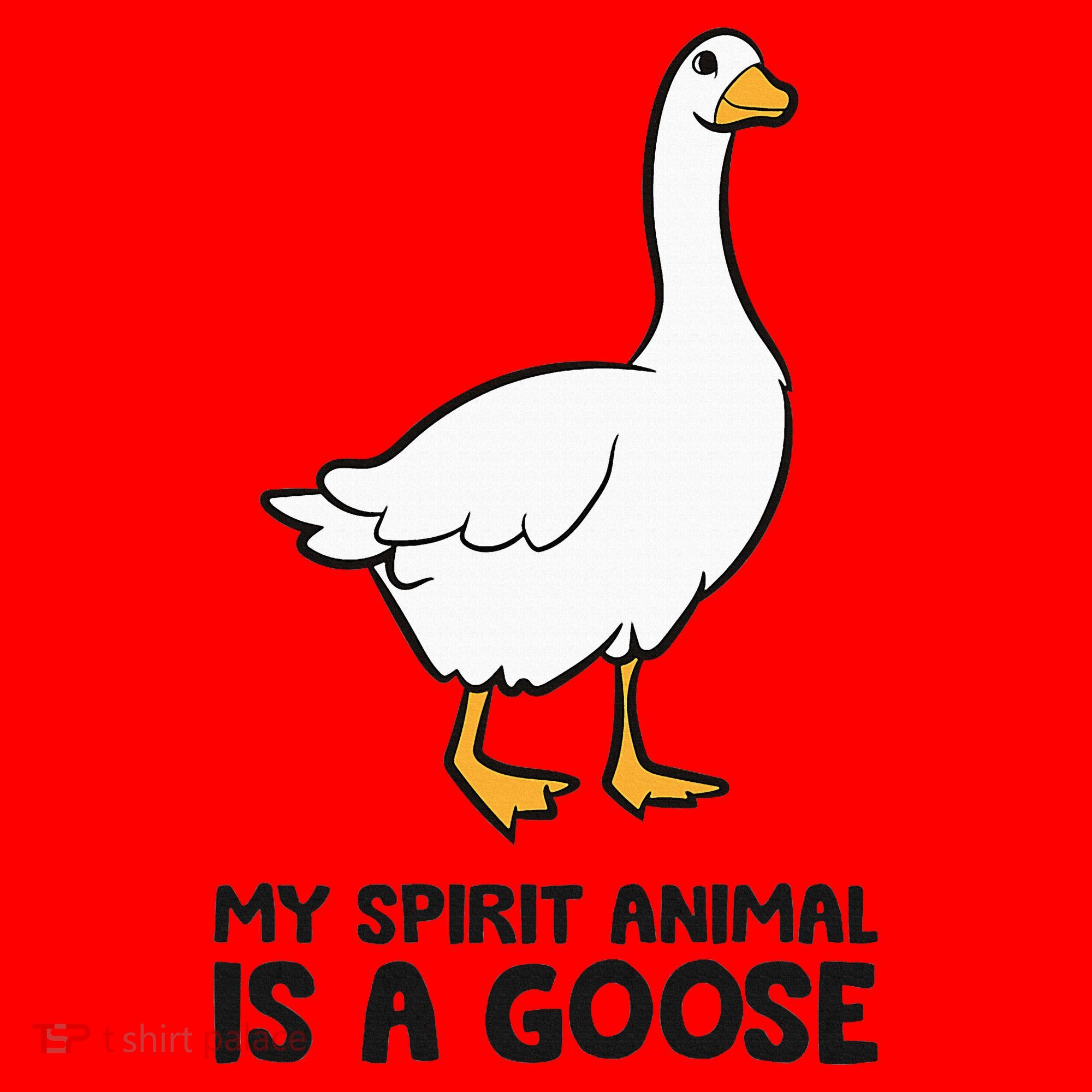 My Spirit Animal Is A Goose Santa Hat