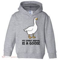 My Spirit Animal Is A Goose Toddler Hoodie thumb 0