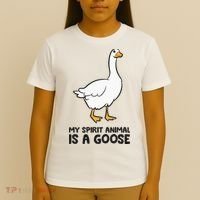 My Spirit Animal Is A Goose T-Shirt thumb 4