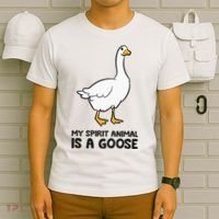 My Spirit Animal Is A Goose T-Shirt thumb 6