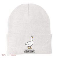 My Spirit Animal Is A Goose Beanie thumb 0
