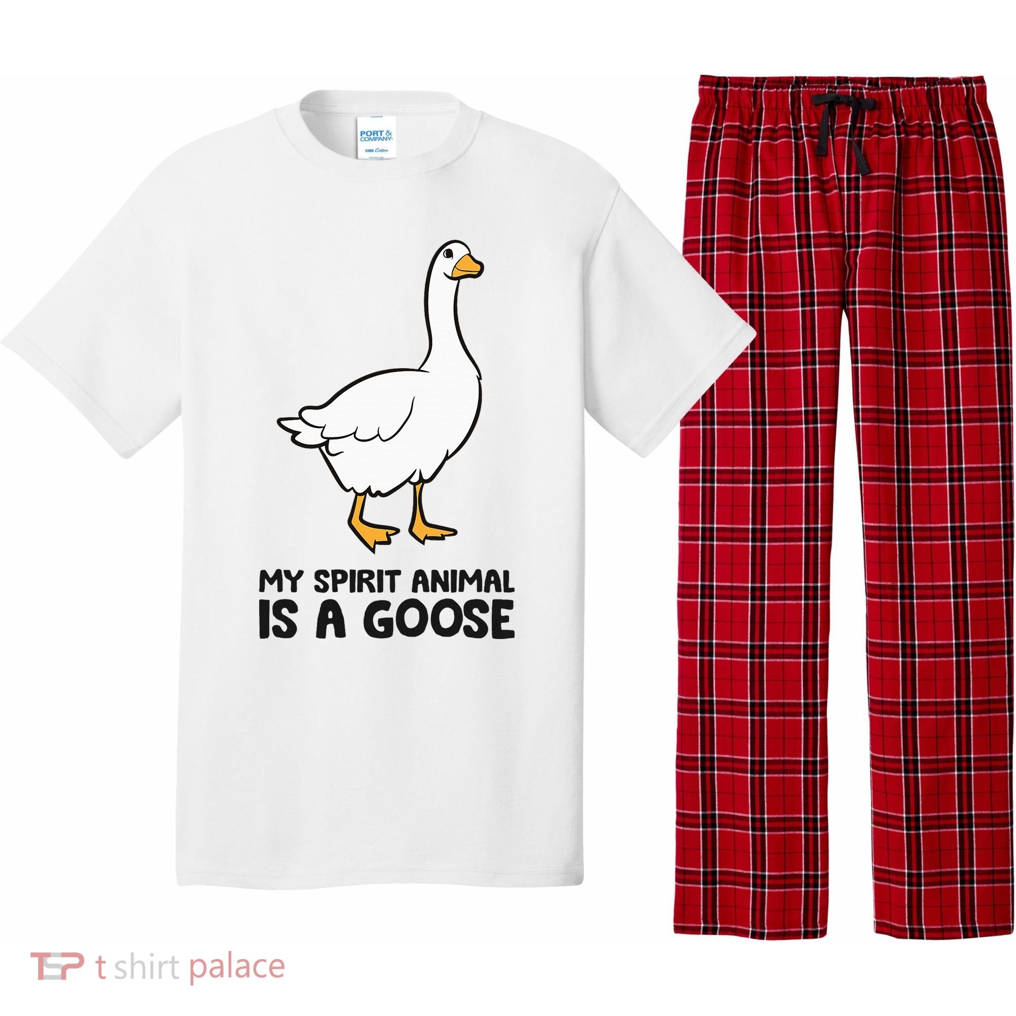 My Spirit Animal Is A Goose Pajama Set