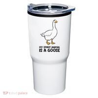 My Spirit Animal Is A Goose Tumbler thumb 0