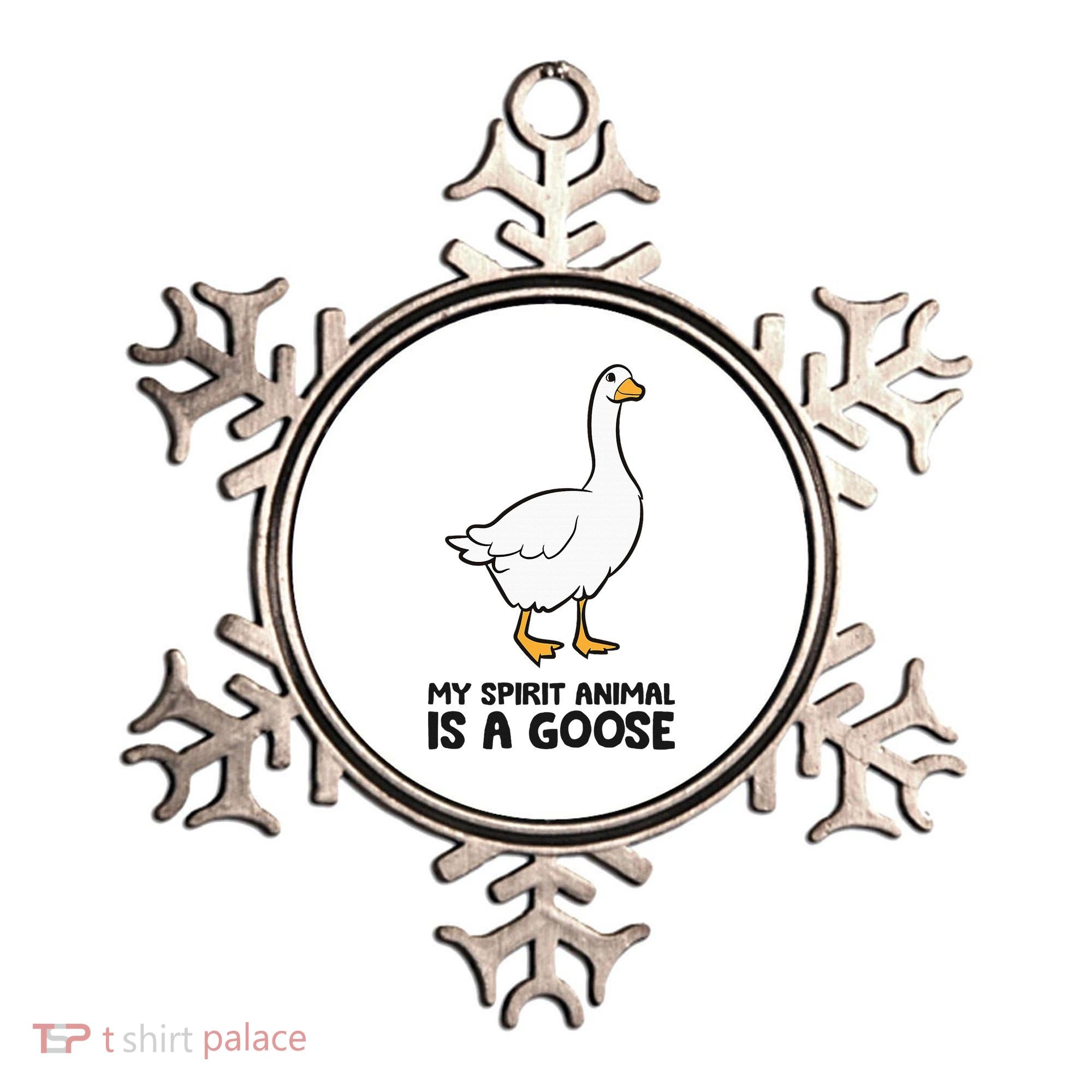 My Spirit Animal Is A Goose Ornament