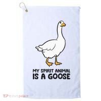 My Spirit Animal Is A Goose Golf Towel thumb 0