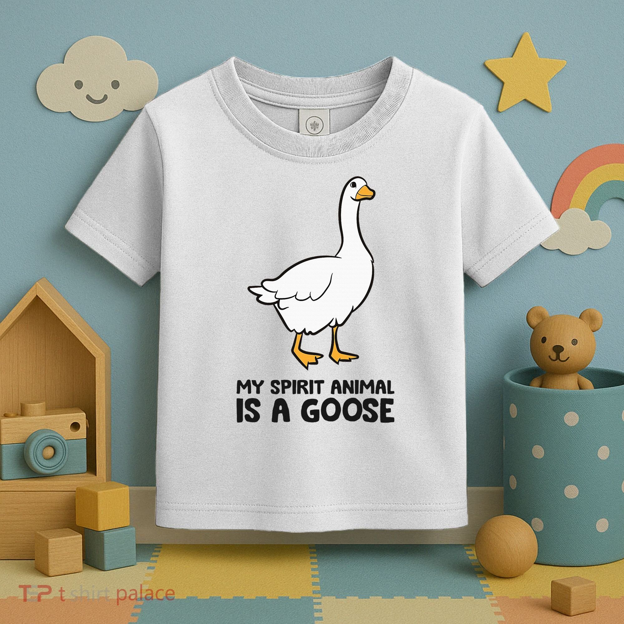 My Spirit Animal Is A Goose Toddler T-Shirt