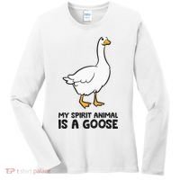My Spirit Animal Is A Goose Women's Long Sleeve Shirt thumb 0