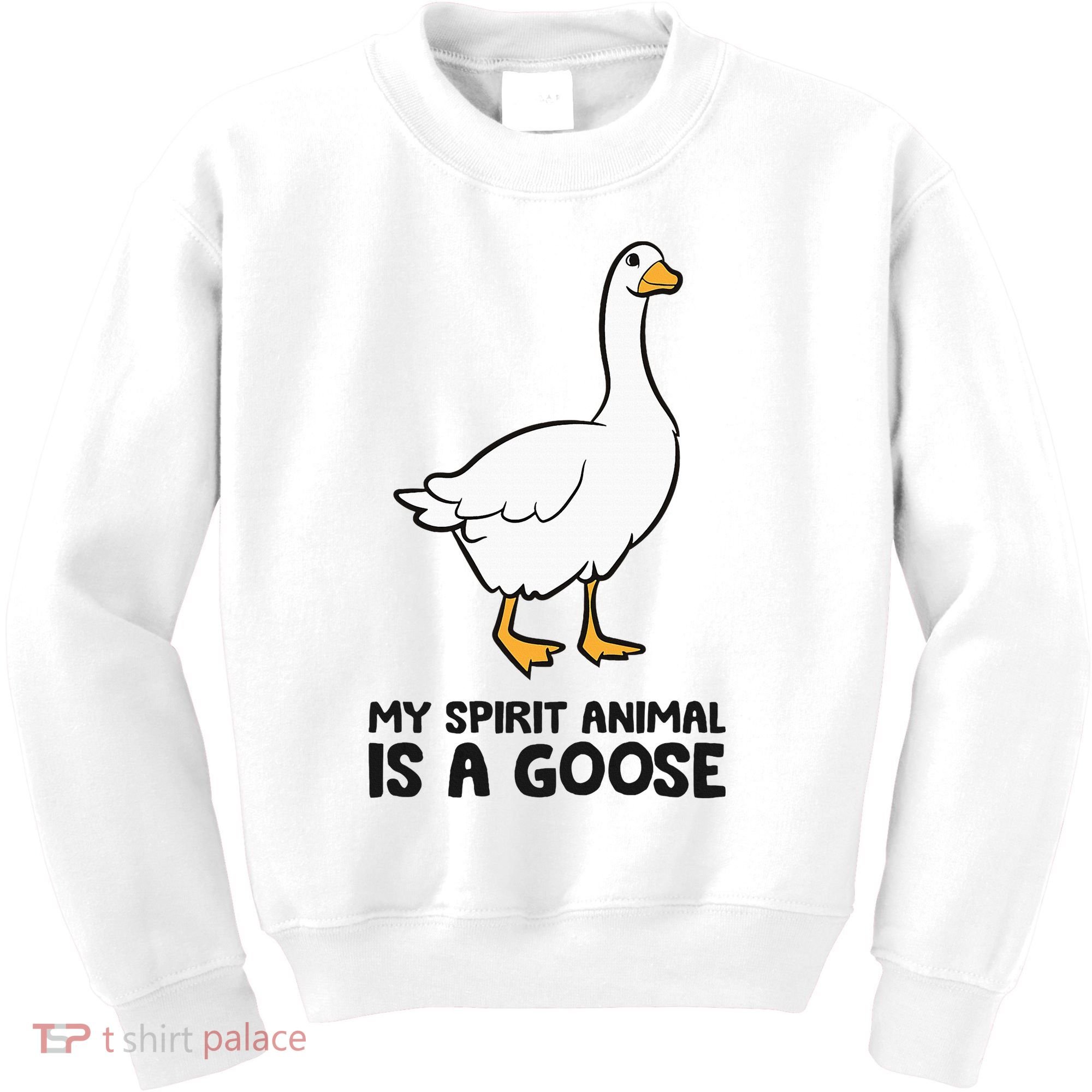 My Spirit Animal Is A Goose Kids Sweatshirt