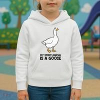 My Spirit Animal Is A Goose Kids Hoodie thumb 3