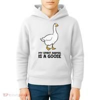 My Spirit Animal Is A Goose Kids Hoodie thumb 4