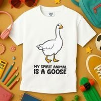 My Spirit Animal Is A Goose Kids T-Shirt thumb 3