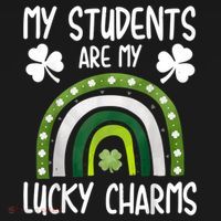 My Students Are My Lucky Charms Teacher St Patricks Day Women's Hoodie thumb 2