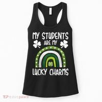 My Students Are My Lucky Charms Teacher St Patricks Day Women's Tank Top thumb 0