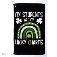 My Students Are My Lucky Charms Teacher St Patricks Day Golf Towel thumb 0