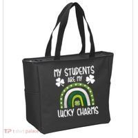 My Students Are My Lucky Charms Teacher St Patricks Day Tote Bag thumb 2
