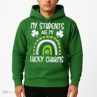 My Students Are My Lucky Charms Teacher St Patricks Day Hoodie thumb 2