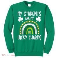 My Students Are My Lucky Charms Teacher St Patricks Day Sweatshirt thumb 0