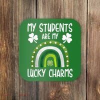 My Students Are My Lucky Charms Teacher St Patricks Day Coaster thumb 0