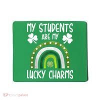My Students Are My Lucky Charms Teacher St Patricks Day Mousepad thumb 0