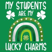 My Students Are My Lucky Charms Teacher St Patricks Day Mousepad thumb 1