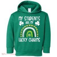My Students Are My Lucky Charms Teacher St Patricks Day Toddler Hoodie thumb 0