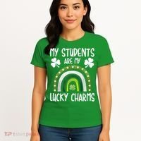 My Students Are My Lucky Charms Teacher St Patricks Day Women's T-Shirt thumb 4