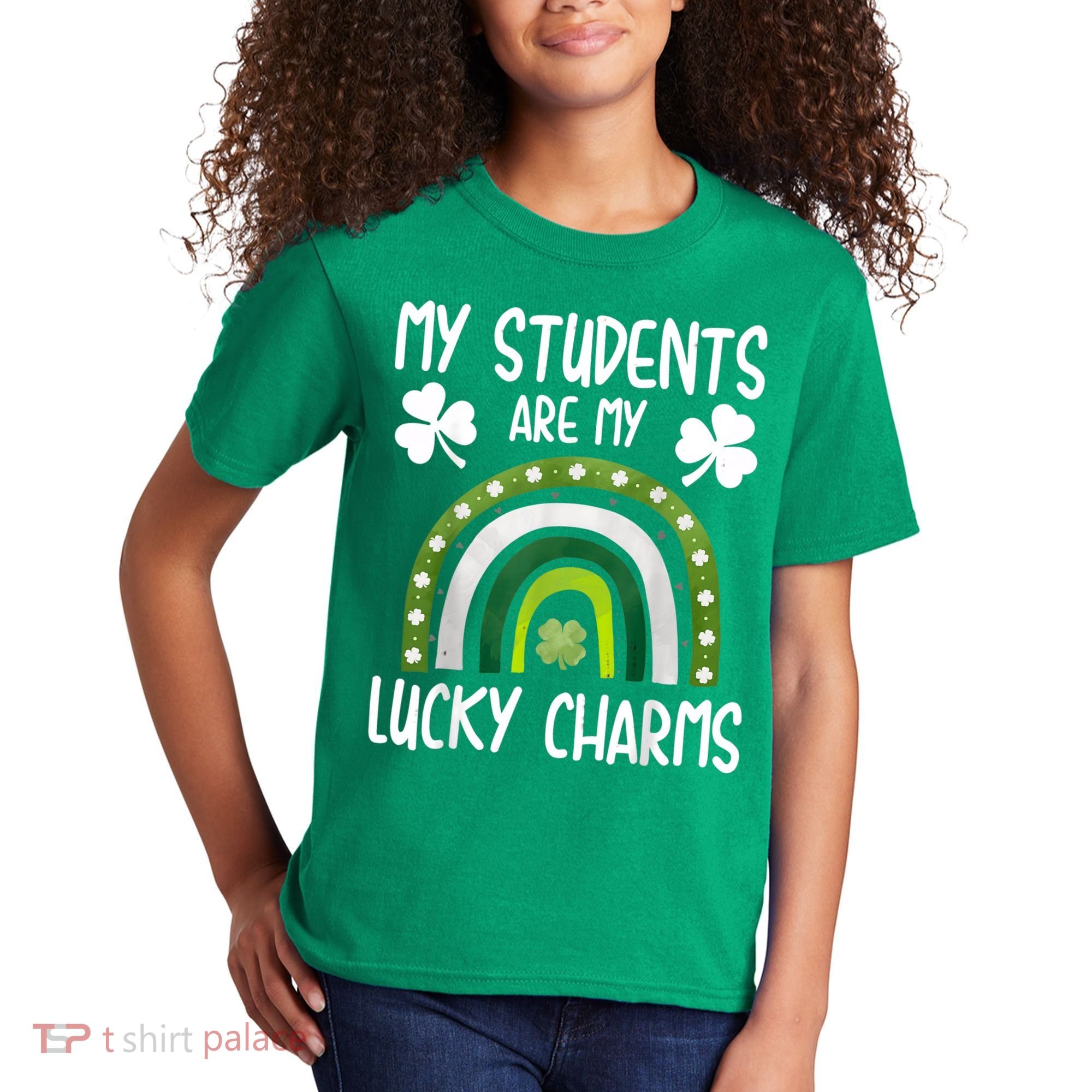 My Students Are My Lucky Charms Teacher St Patricks Day Kids T-Shirt