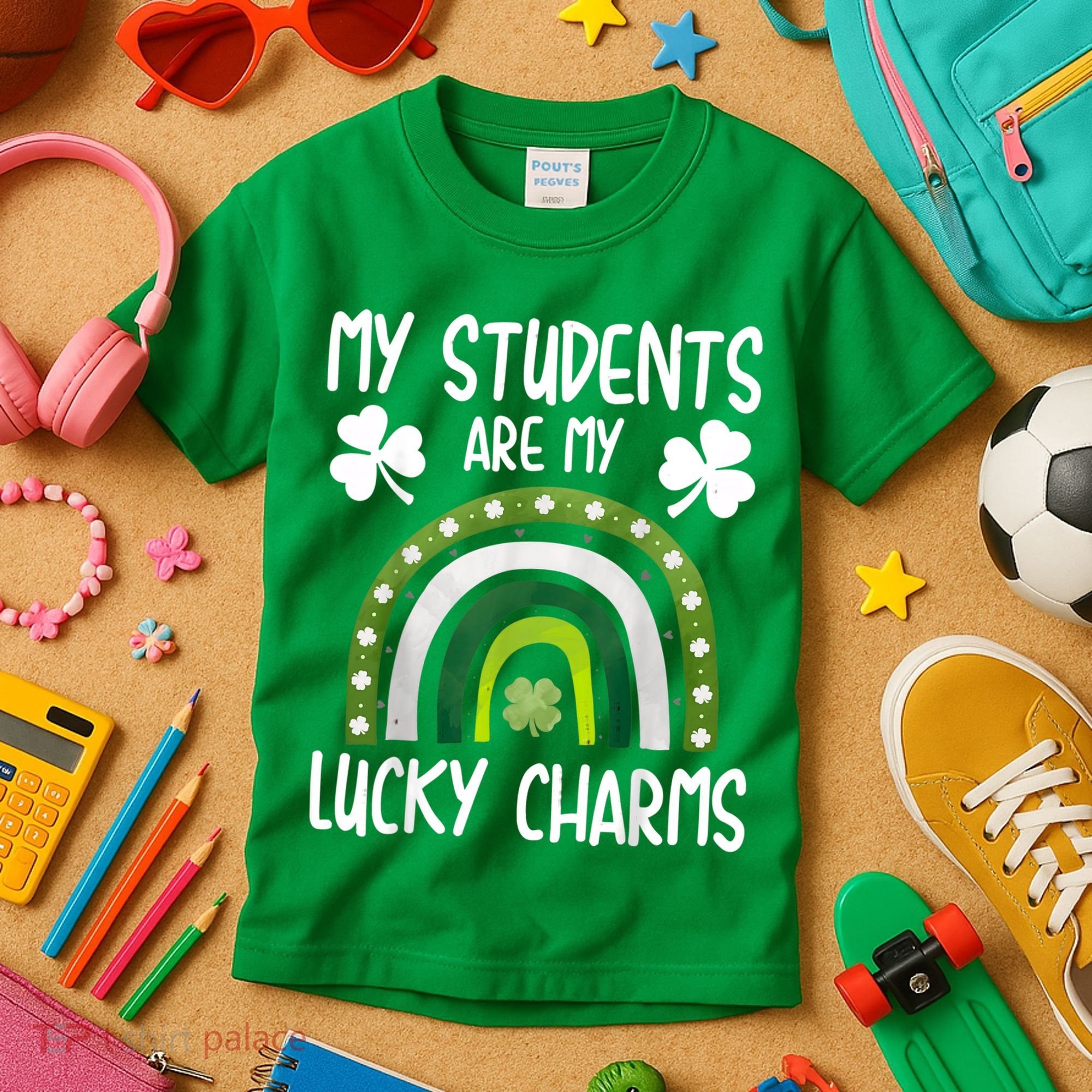 My Students Are My Lucky Charms Teacher St Patricks Day Kids T-Shirt