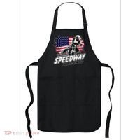 Motorcycle Speedway American Flag Flat Track Race Apron thumb 0
